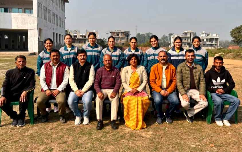 Himachal's women's Kabaddi team is ready for the 38th National Games
