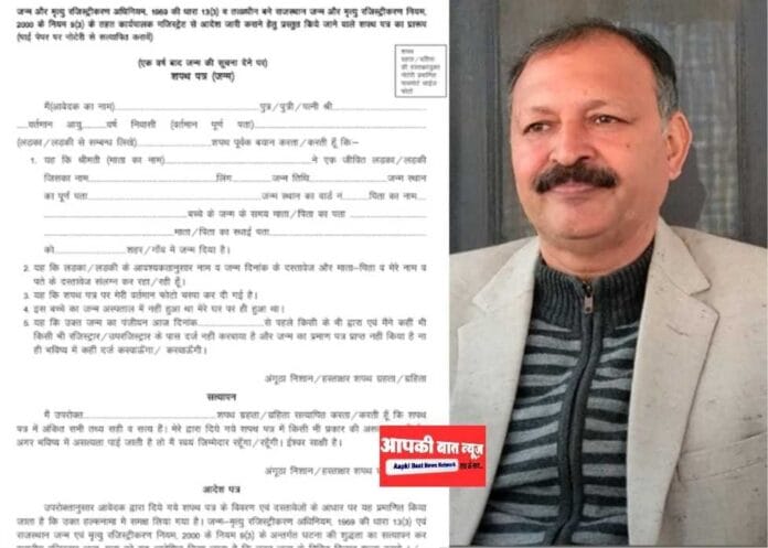 Be careful while filling the birth or death registration form