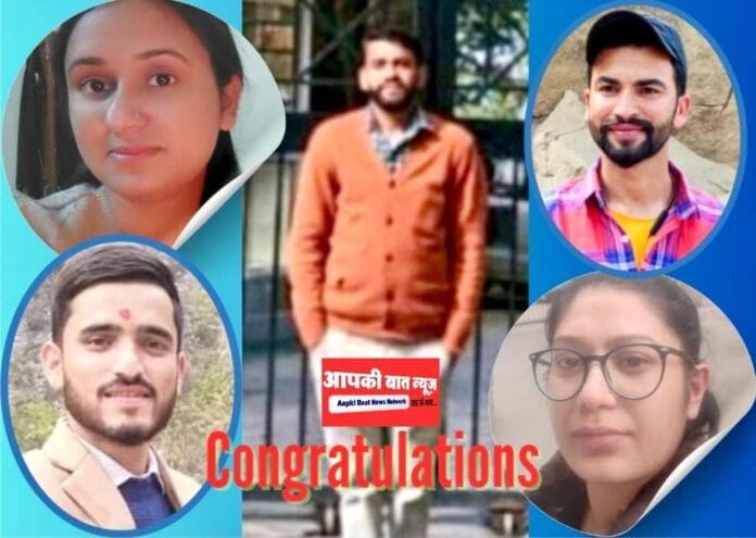 5 youths from Sangrah region together became spokespersons of political science.