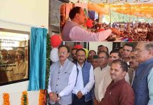 पोटा मानल स्कूल में 20 लाख से निर्मित कमरों का उद्योग मंत्री ने किया लोकार्पण