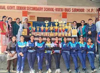 रिकॉर्ड तोड़ सफलता: कोटड़ी व्यास स्कूल बना स्पोर्ट्स हब, 54 बच्चे खेले स्टेट