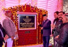 विधानसभा अध्यक्ष कुलदीप सिंह पठानिया ने धामोई संपर्क मार्ग का किया शिलान्यास