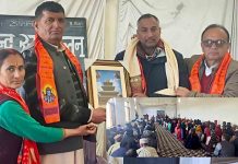 मां भंगायणी मंदिर परिसर में गूंजा हिंदुत्व का स्वर, प्रांत प्रचारक ने दिया संस्कारों का संदेश