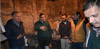 ऐतिहासिक रंग महल के रखरखाव कार्यों का निरीक्षण, DC ने वास्तुकला शैली के अनुरूप मरम्मत कार्य करने के दिए निर्देश