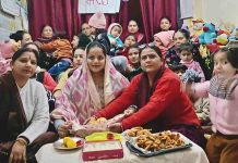 पोषण अभियान के तहत आंगनबाड़ी केंद्र प्रताप भवन में गोद भराई, पोषण सहित नियमित जांच पर दिया जोर