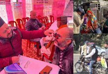 दोसड़का में 47 वाहन चालकों का जांचा स्वास्थ्य, मौके पर बीपी, शुगर और आंखों की जांच