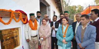 जगत सिंह नेगी ने सिरमौर के बागथन में 1.25 करोड़ से बनने वाली जैव नियंत्रण प्रयोगशाला का किया शिलान्यास