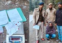 संगड़ाह में पैदल जा रहे युवक से मिली 60 ग्राम चरस, गुप्त सूचना पर पुलिस ने की कार्रवाई