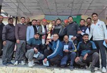 सुनील को मैन ऑफ द मैच और सर्वश्रेष्ठ गेंदबाज का खिताब, रूपेश चुने मैन ऑफ द सीरीज व सर्वश्रेष्ठ बल्लेबाज