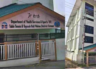 नाहन में सिरमौर का पहला टेबल टेनिस-स्क्वैश कोर्ट कॉम्प्लेक्स बनकर तैयार, 8 मार्च को सीएम करेंगे लोकार्पण