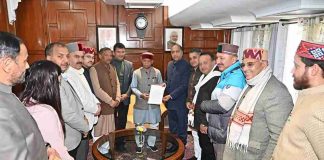 भाजपा विधायक दल ने राज्यपाल को सौंपा ज्ञापन, विधायक क्षेत्र विकास निधि और ऐच्छिक निधि रोकने पर जताया विरोध