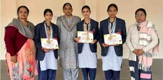 GNMPS का अंतरराष्ट्रीय मंच पर जलवा: हिंदी ओलंपियाड में महरीन और सिमरनजीत ने जीता गोल्ड, प्रगति का सिल्वर