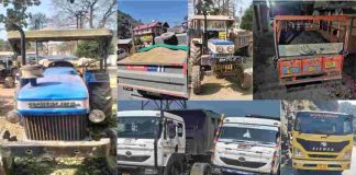 अवैध खनन पर सिरमौर पुलिस की कार्रवाई, विशेष अभियान चलाकर जब्त किए 39 वाहन