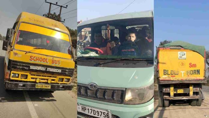 स्कूल बस चालान