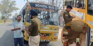 182 स्कूली वाहनों की जांच, 60 के चालान और एक जब्त, DC ऊना के आदेश पर कार्रवाई