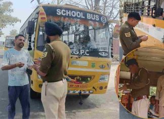 182 स्कूली वाहनों की जांच, 60 के चालान और एक जब्त, DC ऊना के आदेश पर कार्रवाई