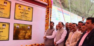 उपमुख्यमंत्री ने शिलाई में 7.50 करोड़ की विभिन्न योजनाओं के किए शिलान्यास और लोकार्पण