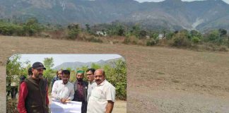 रेणुका बांध विस्थापितों का डांडा अंबोया की जमीन पर ऐतराज, डिमार्केशन बीच में ही छोड़ लौटे, बोले- नहीं चाहिए बंजर जमीन