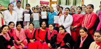 स्वास्थ्य केंद्र धगेड़ा में शुरू हुआ मुफ्त HPV टीकाकरण, ददाहू में बीएमओ डॉ. मोनीषा ने किया अभियान का शुभारंभ