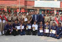 विद्यार्थी जीवन में मेहनत और अनुशासन अति आवश्यक : हर्षवर्धन चौहान