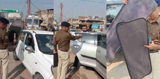वाहनों के शीशों पर ब्लैक फिल्म लगाने वालों की खैर नहीं! यहां पुलिस की हर गाड़ी पर नजर, कट रहे ताबड़तोड़ चालान