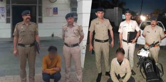 नशा तस्करों पर सिरमौर पुलिस का डबल अटैक, पांवटा साहिब और माजरा में चिट्टे के साथ दबोचे दो युवक