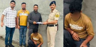 पांवटा साहिब में स्मैक के साथ दबोचा 32 साल का युवक