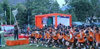 अग्निवीर भर्ती रैली में दिखा भारी जोश और उत्साह, 1.6 किमी दौड़ में 389 में से 286 अभ्यर्थी सफल