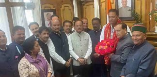 राज्यसभा के लिए निर्विरोध निर्वाचित घोषित हुए कांग्रेस के अनुराग, पार्टी कार्यालय में जोरदार स्वागत