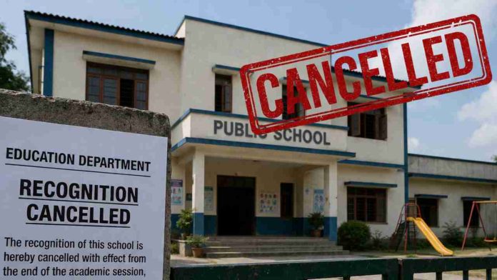 school recognition cancel