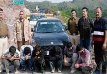 नशे के खिलाफ पुलिस का बड़ा वार : 616 ग्राम चरस के साथ हरियाणा-हिमाचल के 6 युवक गिरफ्तार