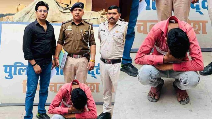 लूट मामले का आरोपी धरा