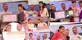 नाहन में नारी शक्ति का सम्मान, CM सुक्खू ने DC सिरमौर सहित प्रदेश की इन महिलाओं को किया सम्मानित