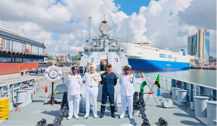 भारतीय नौसेना का जहाज त्रिकंड यह यात्रा दक्षिण-पश्चिम हिंद महासागर क्षेत्र में उसकी तैनाती का एक हिस्सा है। इस यात्रा का उद्देश्य भारत और तंजानिया के बीच समुद्री सहयोग को मजबूत करना और द्विपक्षीय संबंधों को बढ़ावा देना है।