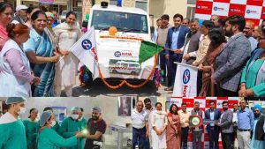 मंत्री राजेश धर्माणी ने शनिवार को नागरिक चिकित्सालय घुमारवीं में आधुनिक चिकित्सा सेवाओं को सुदृढ़ करने के उद्देश्य से विभिन्न अत्याधुनिक मशीनरी एवं उपकरणों का लोकार्पण किया, जिनमें एनेस्थीसिया वर्क स्टेशन, अल्ट्रासाउंड (यूएसजी) मशीन, मल्टीपारा मॉनिटर तथा लेप्रोस्कोपिक उपकरण शामिल हैं।