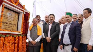 CM सुक्खू ने धर्मशाला में रखी इंडोर आइस स्केटिंग रिंक और रोलर स्केटिंग रिंक की आधारशिला
