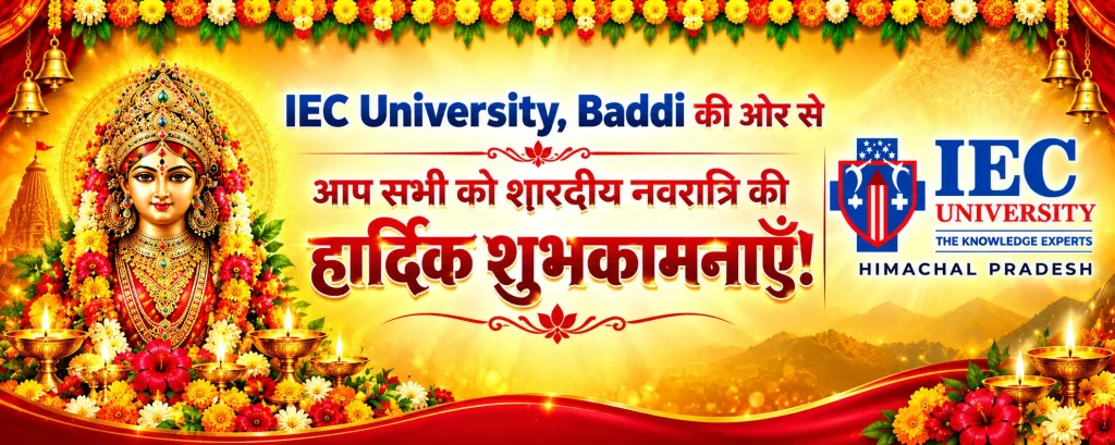 IEC University Navaratri Celebration Banner