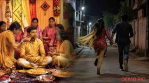 हिमाचल प्रदेश के जिला ऊना के उपमंडल अंब के एक गांव में शादी की खुशियां उस समय अचानक थम गईं, जब हल्दी (बटने) की रस्म के दौरान दूल्हे की होने वाली दुल्हन अपने प्रेमी के साथ फरार हो गई।