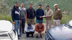 नौहरधार में चिट्टे के साथ धरे गए दो आरोपी