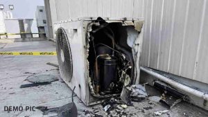 एसी कंप्रेशर, बद्दी में एसी कंप्रेशर फटने से हुआ हादसा