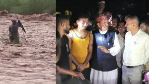रूण नदी बुजुर्ग को बचाने के लिए नदी में उतरा युवक भी तेज बहाव के बीच फंस गया था। उसे एनडीआरएफ और होमगार्ड के जवानों ने कड़ी मशक्कत के बाद सुरक्षित बाहर निकाल लिया।