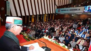 Nlu shimla convocation दीक्षांत समारोह में CM सुक्खू बोले- कमजोर वर्गों तक न्याय सुनिश्चित करना ही व्यवस्था की असली कसौटी