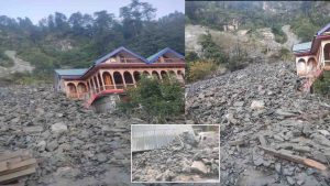 हिमाचल प्रदेश के सैंज में एनएचपीसी (NHPC) की पार्वती जल विद्युत परियोजना चरण-2 के एडिट-5 से अचानक अत्यधिक पानी का रिसाव शुरू होने से पालचरा गांव में हड़कंप मच गया।