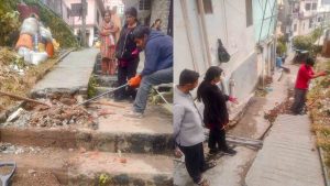 घरों में घुसता था बरसाती पानी, पार्षद पूजा तोमर ने सीढ़ियां बनवाकर दूर की परेशानी, लोग खुश