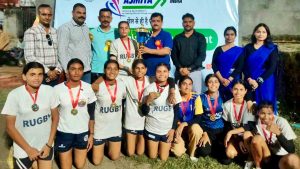 कोटड़ी व्यास फाइटर ने जीती अस्मिता रग्बी टूर्नामेंट की ट्रॉफी, 14 टीमों की 130 महिला खिलाड़ियों ने दिखाया दम