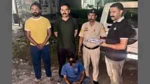 माजरा क्षेत्र में पुलिस ने गिरफ्तार किया चिट्टा तस्कर, SIU नाहन की टीम ने गुप्त सूचना पर कार्रवाई कर बरामद किया नशा