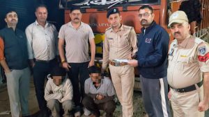 chitta case rajgarh sirmaur राजगढ़: ट्रक में छिपाकर ला रहे थे चिट्टे की खेप, तलाशी के दौरान पकड़े गए, डिटेक्शन सेल की टीम ने की कार्रवाई