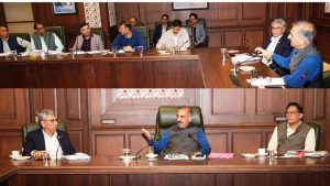 dhoulasidh project meeting CM सुक्खू ने 66 मेगावाट की धौलासिद्ध परियोजना को अधिग्रहित करने के लिए शपथ पत्र दायर करने के दिए निर्देश