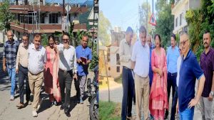 खड़ी ढाल और संकरी सड़क पर अब पैदल चलना होगा आसान, नाहन से पीजी कॉलेज तक बनेगा सुरक्षित 'पैदल पाथ'
