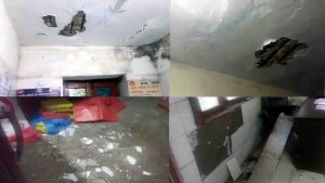 नौहराधार अस्पताल में फिर गिरा छत से प्लास्टर, बाल-बाल बचे डॉक्टर, आखिर नए भवन में शिफ्टिंग का इंतजार क्यों?